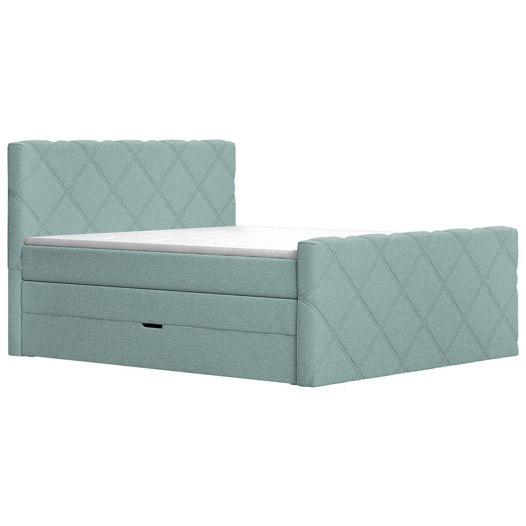Esposa BOXSPRINGOVÁ POSTEĽ, 180/200 cm, mätovosivá