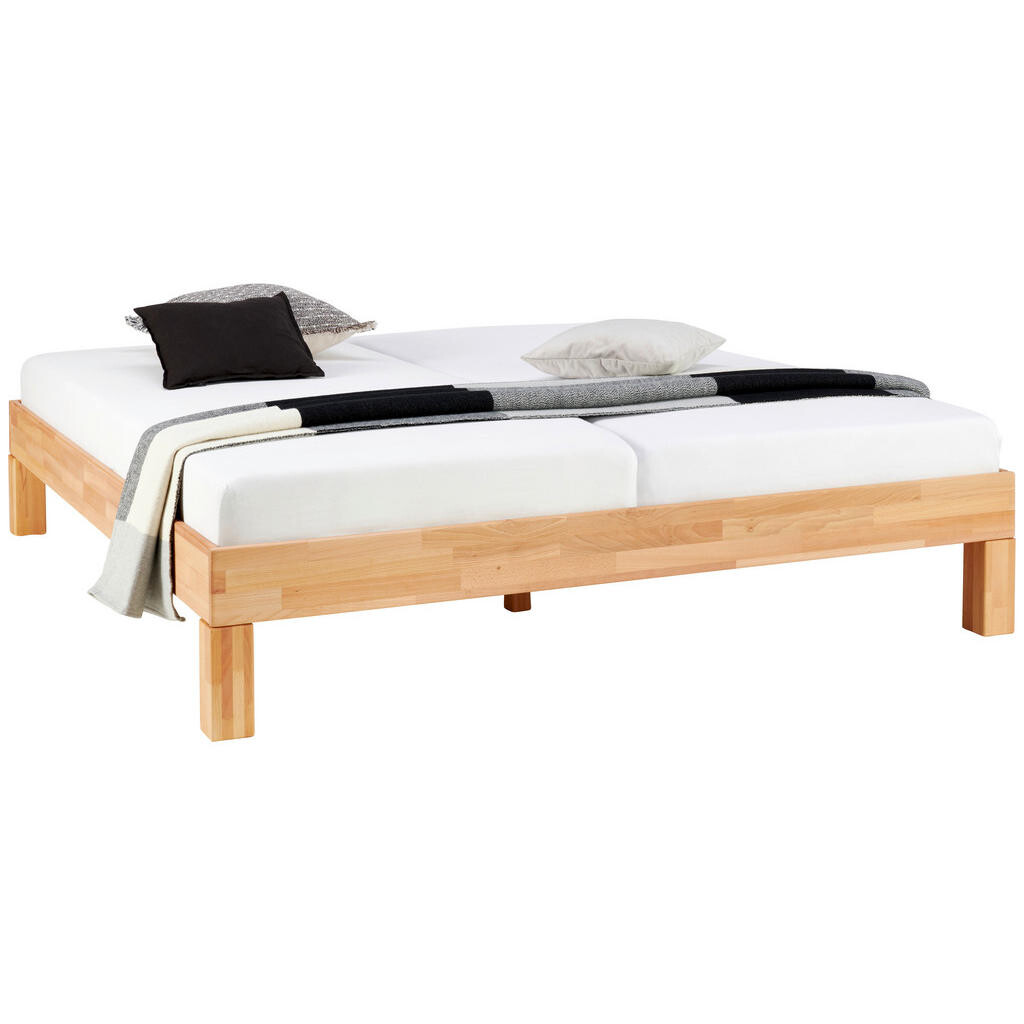 MID.YOU FUTÓNOVÁ POSTEĽ, 220/200 cm, jadrový buk