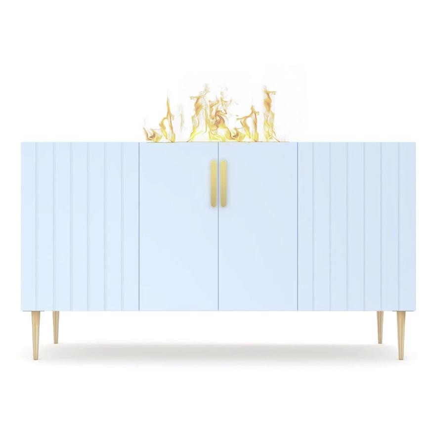 Elektrický krb Prins 500  Baby Blue