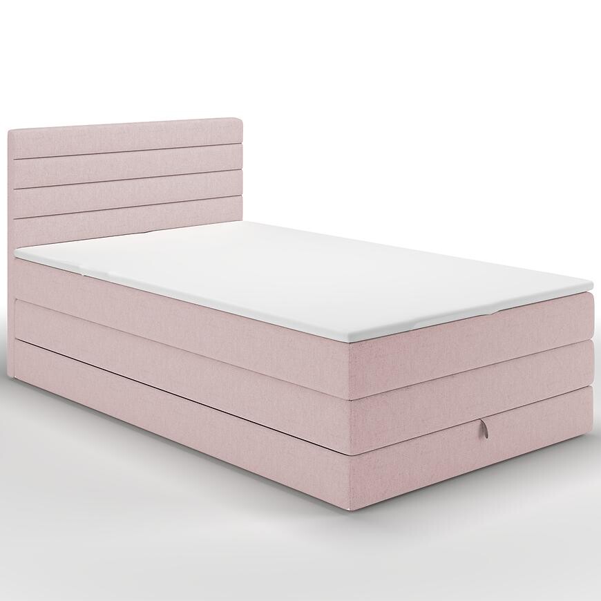 Posteľ Portland 140/200 Rosto 61 ružový + top