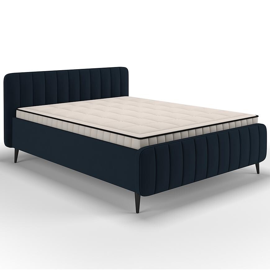 Posteľ Amber 140/200 Amon 07 námornícka modrá