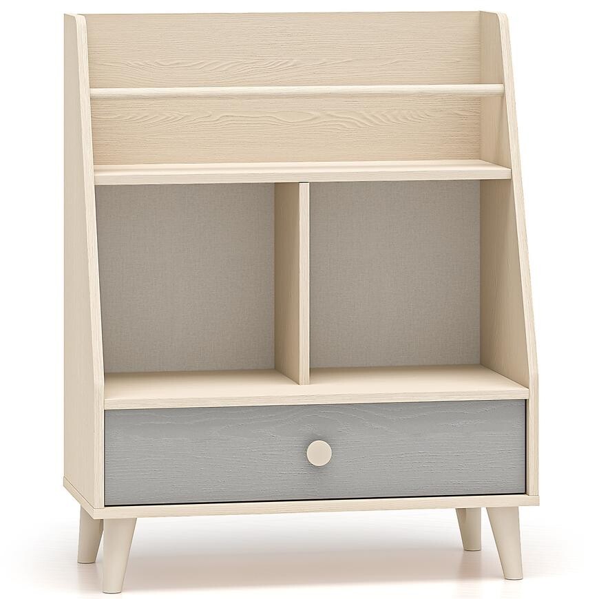 Regál Mevel 09 Púštny piesok/Sivá Pallad