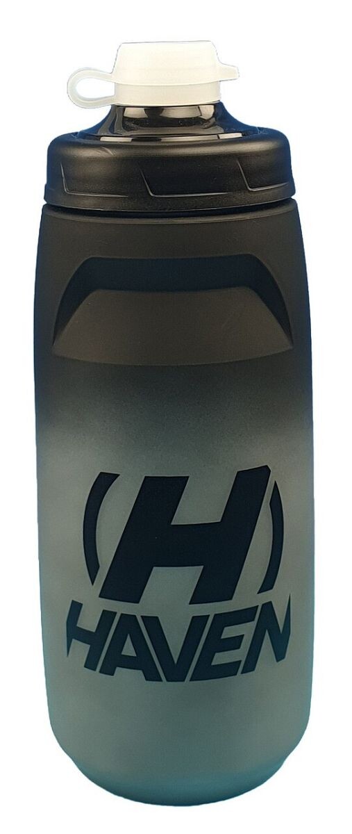 Fľaša na pitie Haven Seicento 0,6l - čierna-sivá