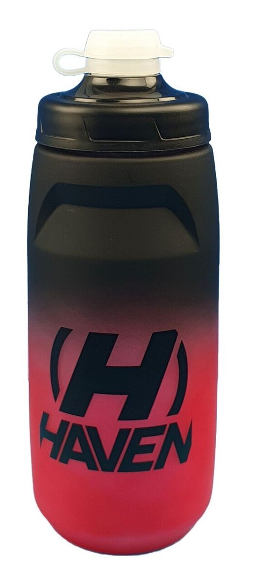 Fľaša na pitie Haven Seicento 0,6l - čierna-červená