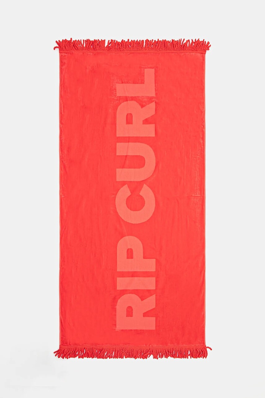 Bavlnený uterák Rip Curl červená farba