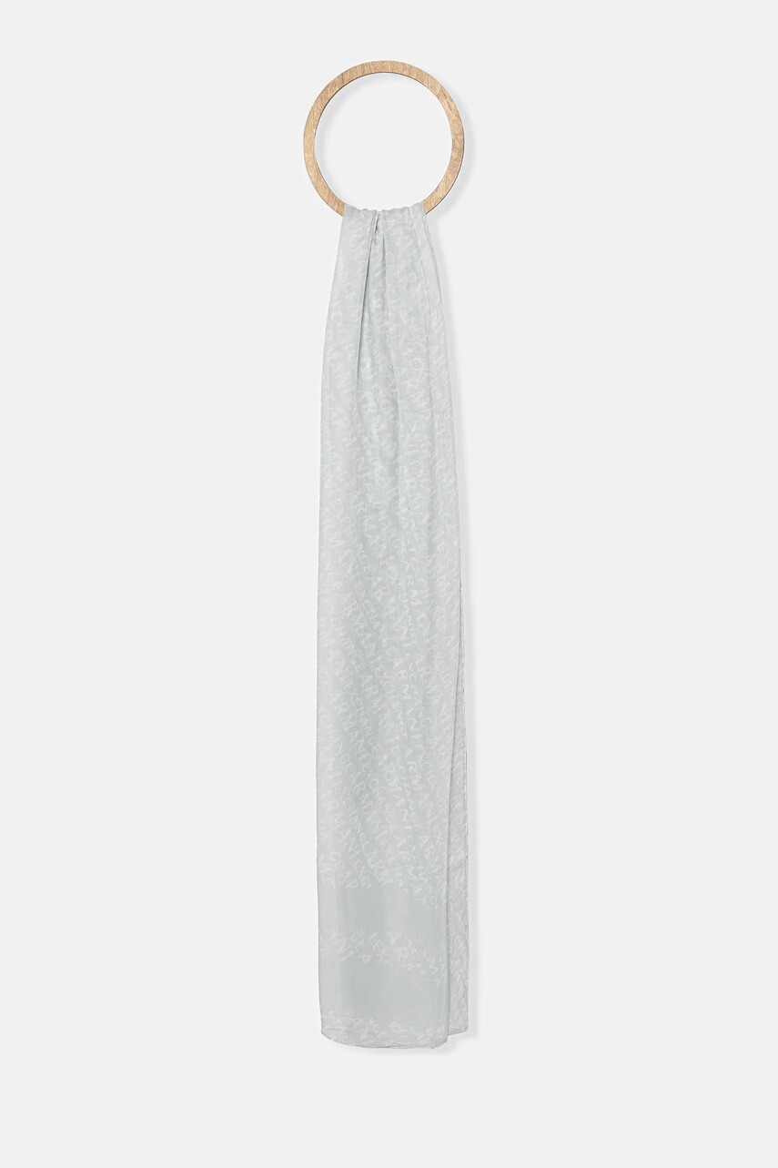 Šál Armani Exchange ružová farba, vzorované, 944106 0A821