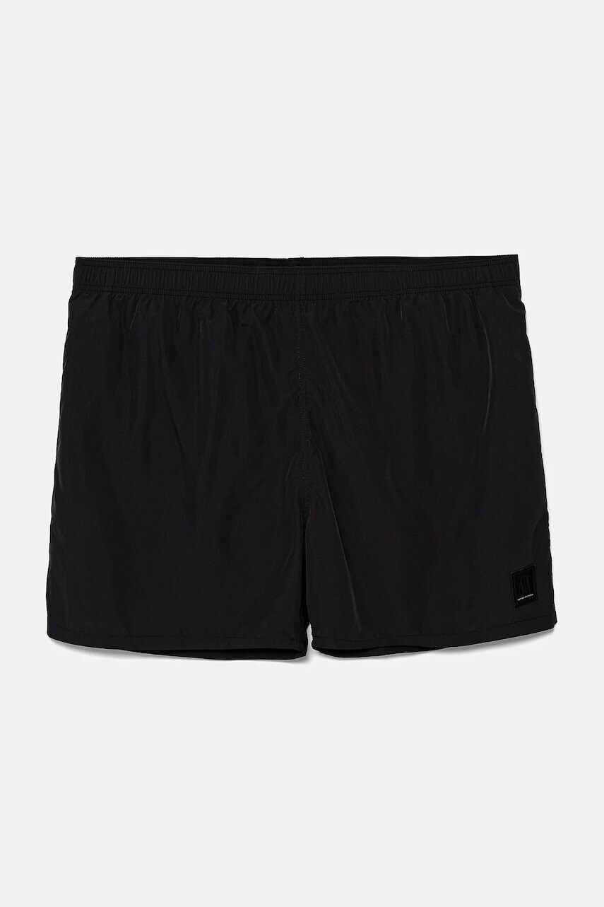 Plavkové šortky Armani Exchange čierna farba, XM000812 AF13556