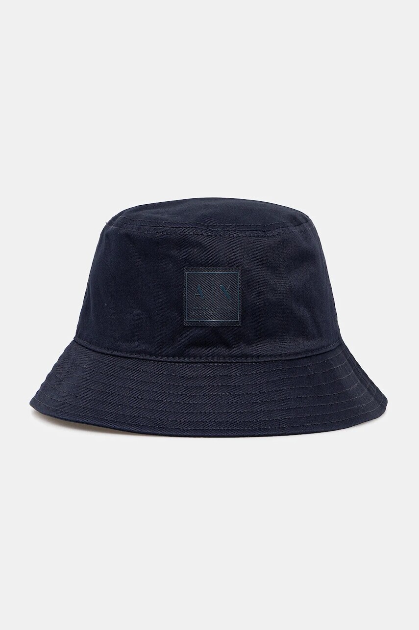 Bavlnený klobúk Armani Exchange tmavomodrá farba, bavlnené, XW000880 AF13378