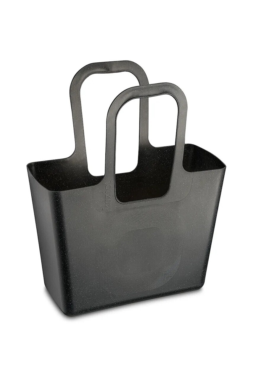 Nákupná taška Koziol čierna farba