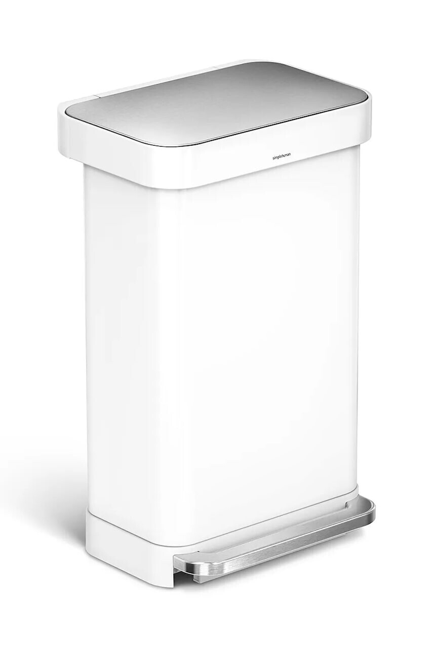 Odpadkový kôš Simplehuman 45 L biela farba