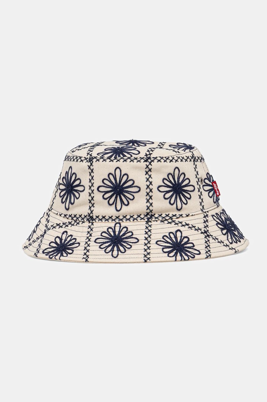 Klobúk Levi's béžová farba, 002GQ-0000