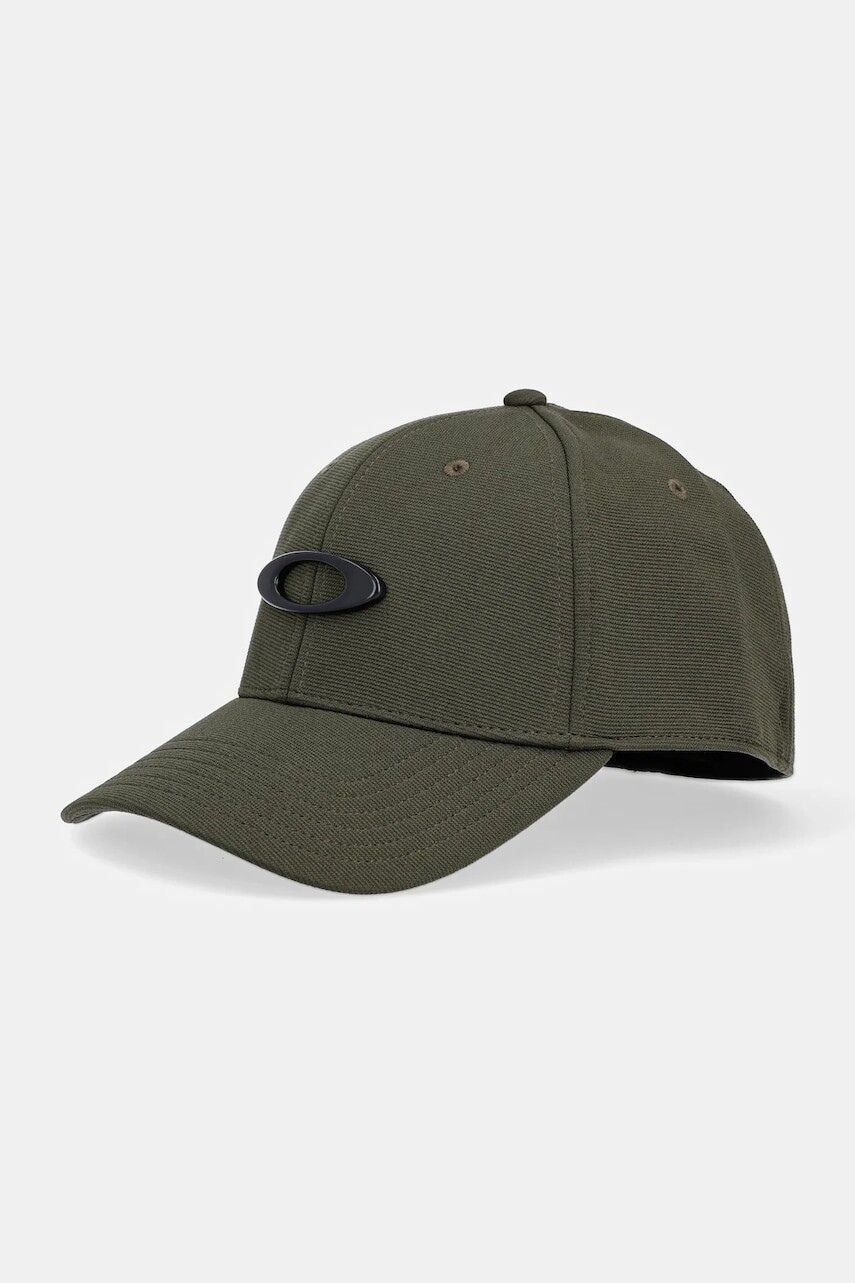 Šiltovka Oakley zelená farba, s nášivkou, 911545.86L