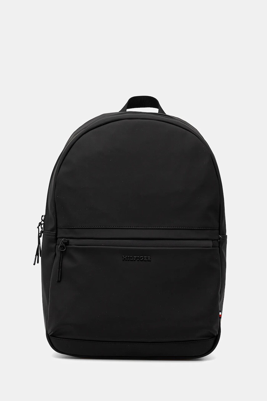 Ruksak Tommy Hilfiger pánsky, čierna farba, veľký, jednofarebný, AM0AM13579