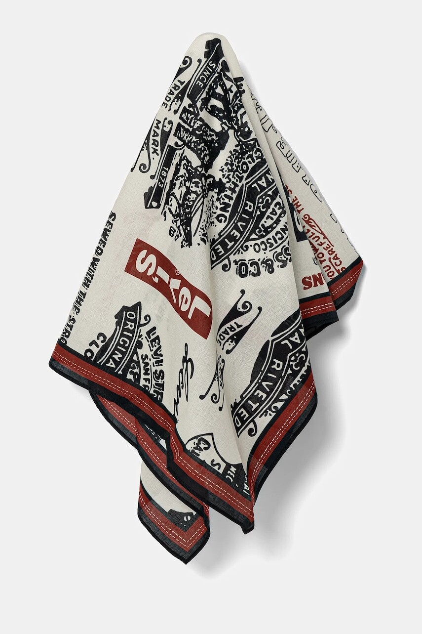 Bavlnená šatka Levi's viac farieb, vzorovaná, 002GC-0000