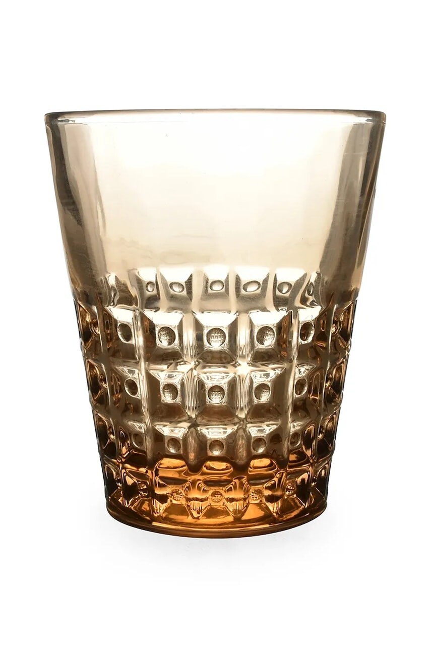 Pohár BonBistro 250 ml žltá farba