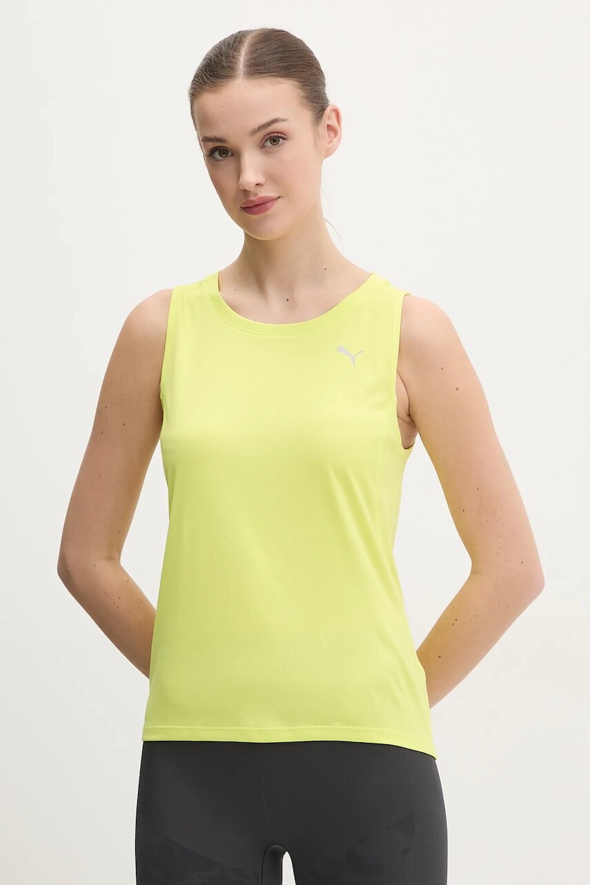 Bežecký top Puma Velocity žltá farba, 526574
