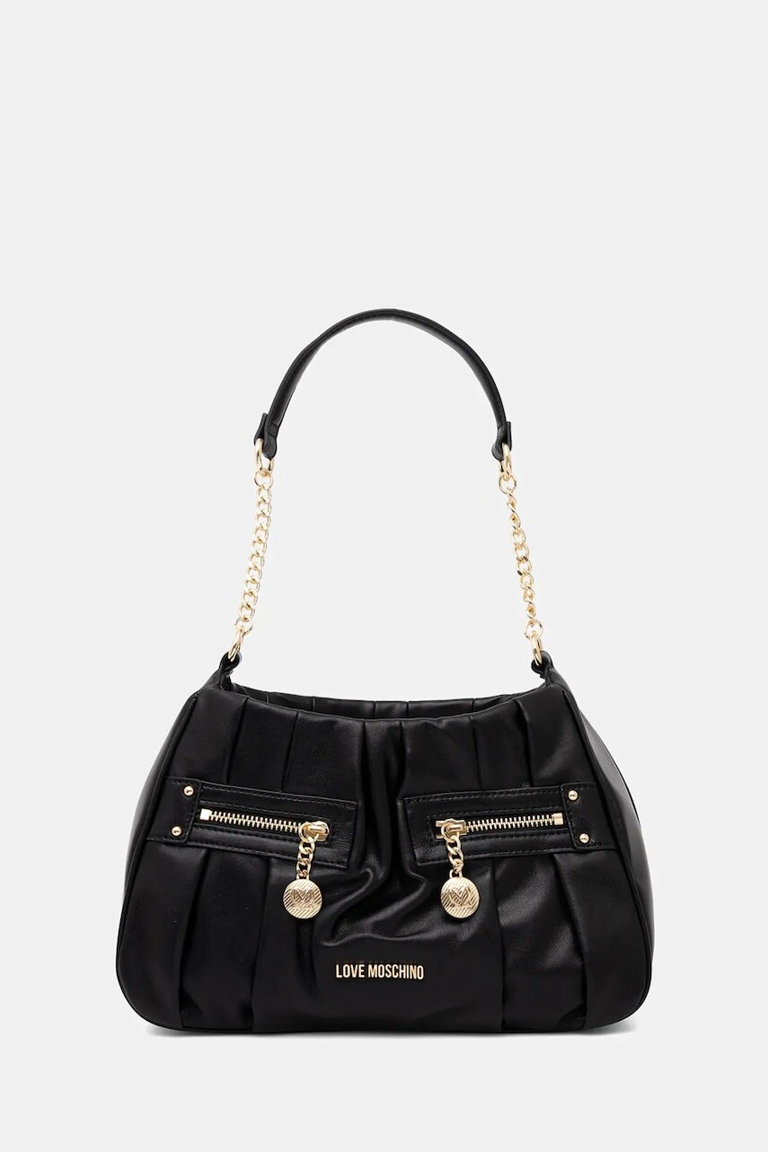 Kabelka Love Moschino čierna farba, JC4214PP0MKB0000