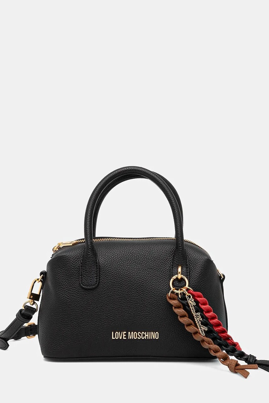 Kabelka Love Moschino čierna farba, JC4305PP0MK1100A