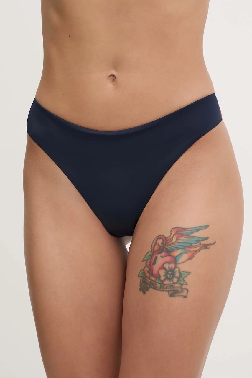 Brazílske plavkové nohavičky Tommy Hilfiger tmavomodrá farba, UW0UW05838