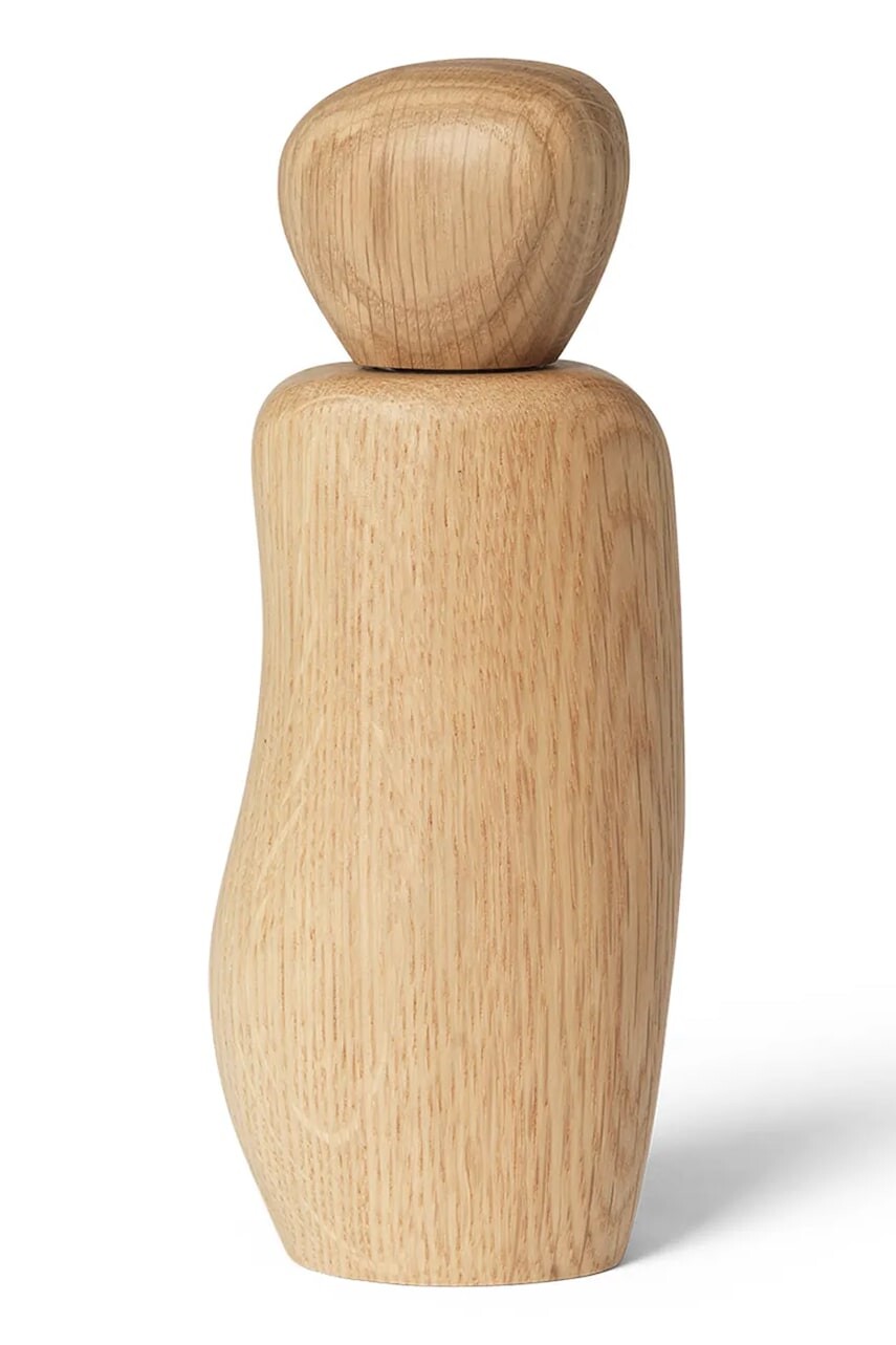 Mlynček na soľ ferm LIVING béžová farba