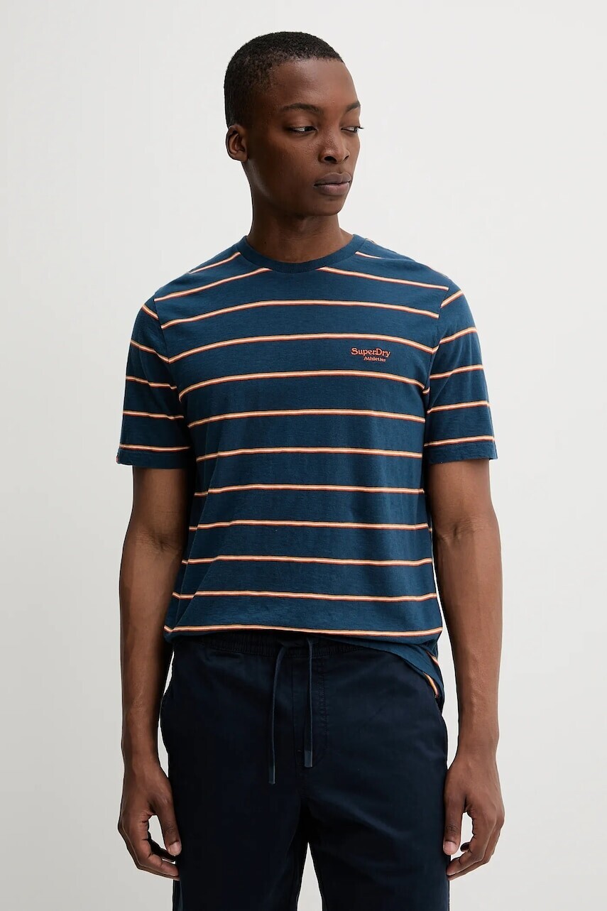 Bavlnené tričko Superdry pánske, vzorovaná, M1012209A-F8Y