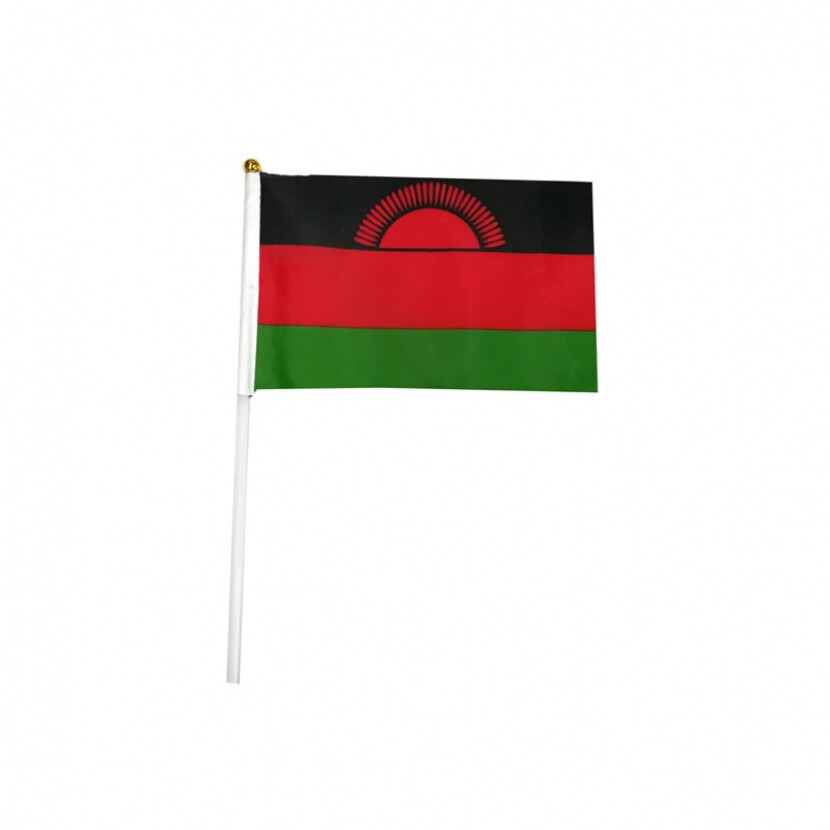 Vlajka Malawi 14 x 21 cm na plastovej tyčke