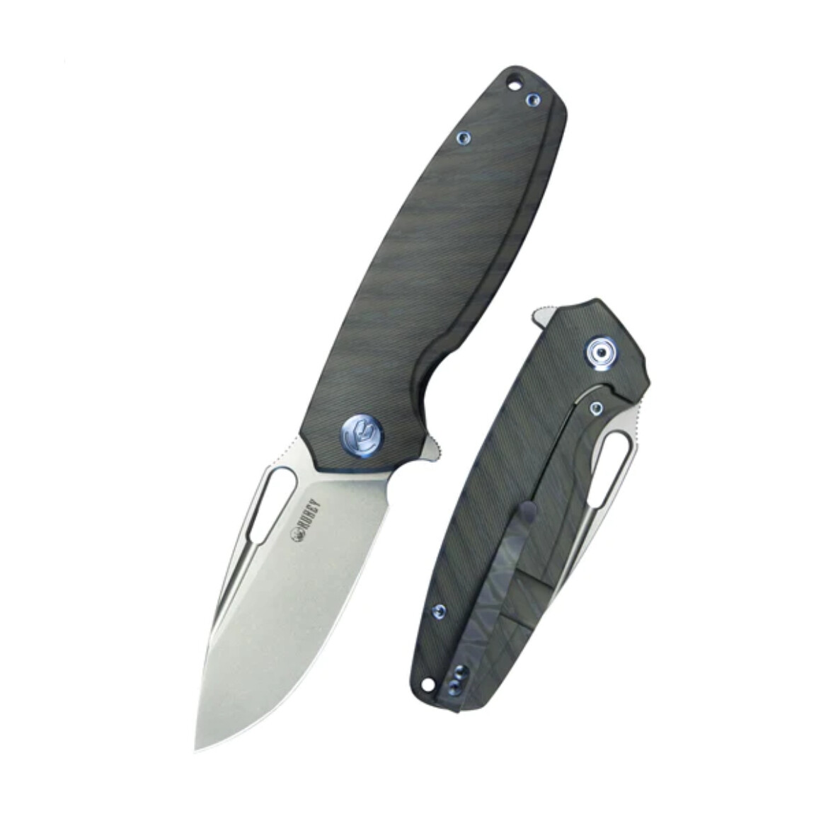 Nôž zatvárací Kubey KB360 - čierny-strieborný