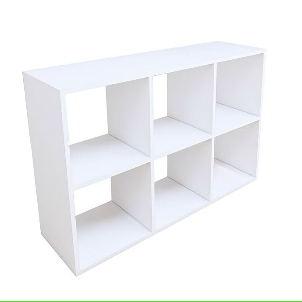 Policový regál 2x3 - biely