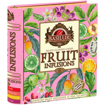 BASILUR Fruit Infusions Book Assorted Vol. III plech 32× 2 g