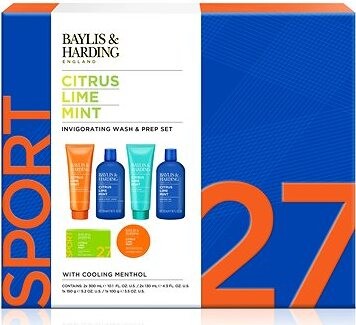 BAYLIS & HARDING Pánska darčeková súprava starostlivosti o telo 6 ks – Limetka & Mäta 860 ml