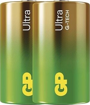 GP Alkalická batéria Ultra D (LR20), 2 ks