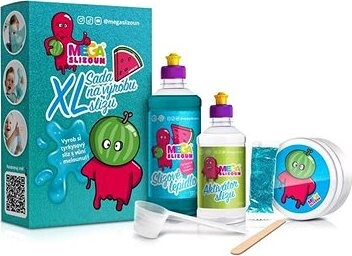 Megaslizoun – sada na výrobu slizu XL, tyrkysová