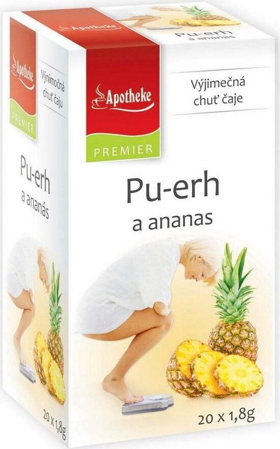Apotheke Pu-erh a ananás čaj 20× 1,8 g