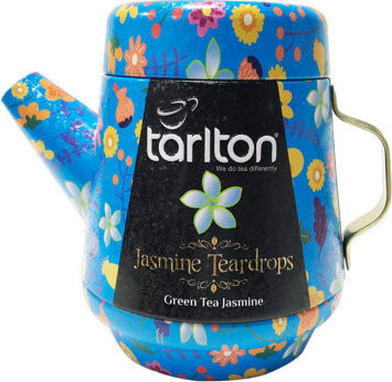 Tarlton Tea Pot Jasmine Teardrops green Tea plech 100 g