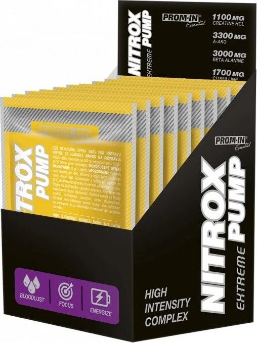 PROM-IN Essential Nitrox Pump Extreme 10 × 15 g pomaranč