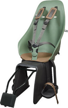 Urban Iki Zadná sedačka na bicykel s adaptérom a nosičom na sedlovku Sada Icho Green/Kurumi Brown