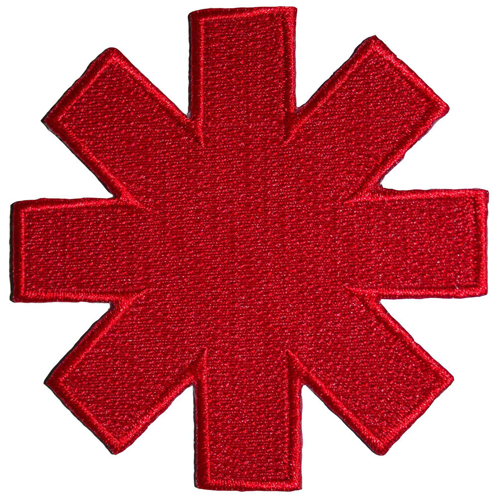 Red hot chili peppers Asterisk Cut-Out Red Border