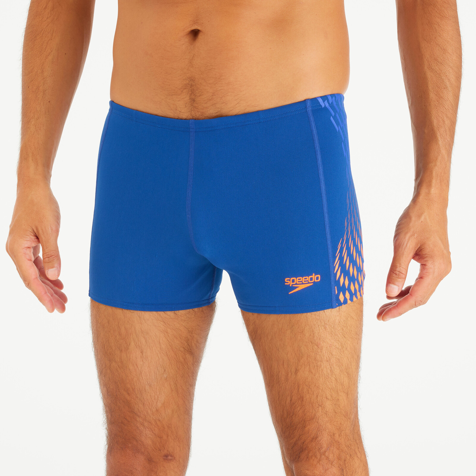 SPEEDO Multi pánske boxerkové plavky modro-oranžové