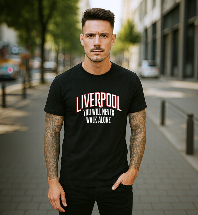 Liverpool 1 pánske tričko čierne - 5XS (116)