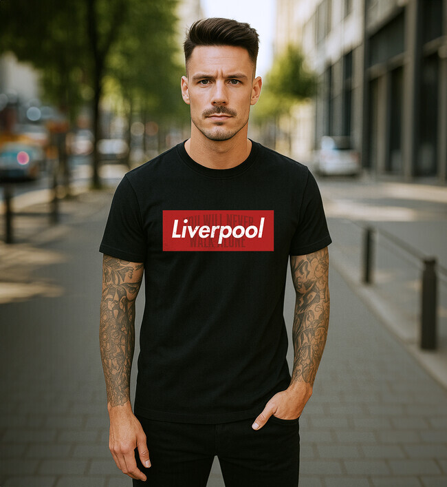 Liverpool 6 pánske tričko čierne - 5XS (116)