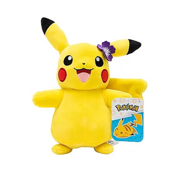 Jazwares Pokémon plyšový - Pikachu s klobúkom - 20 cm
