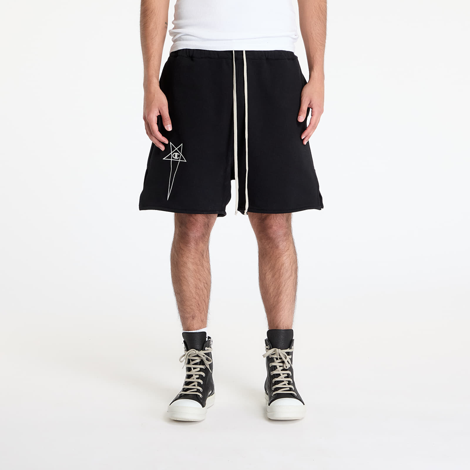 Šortky Rick Owens DRKSHDW x Champion Shorts Black L