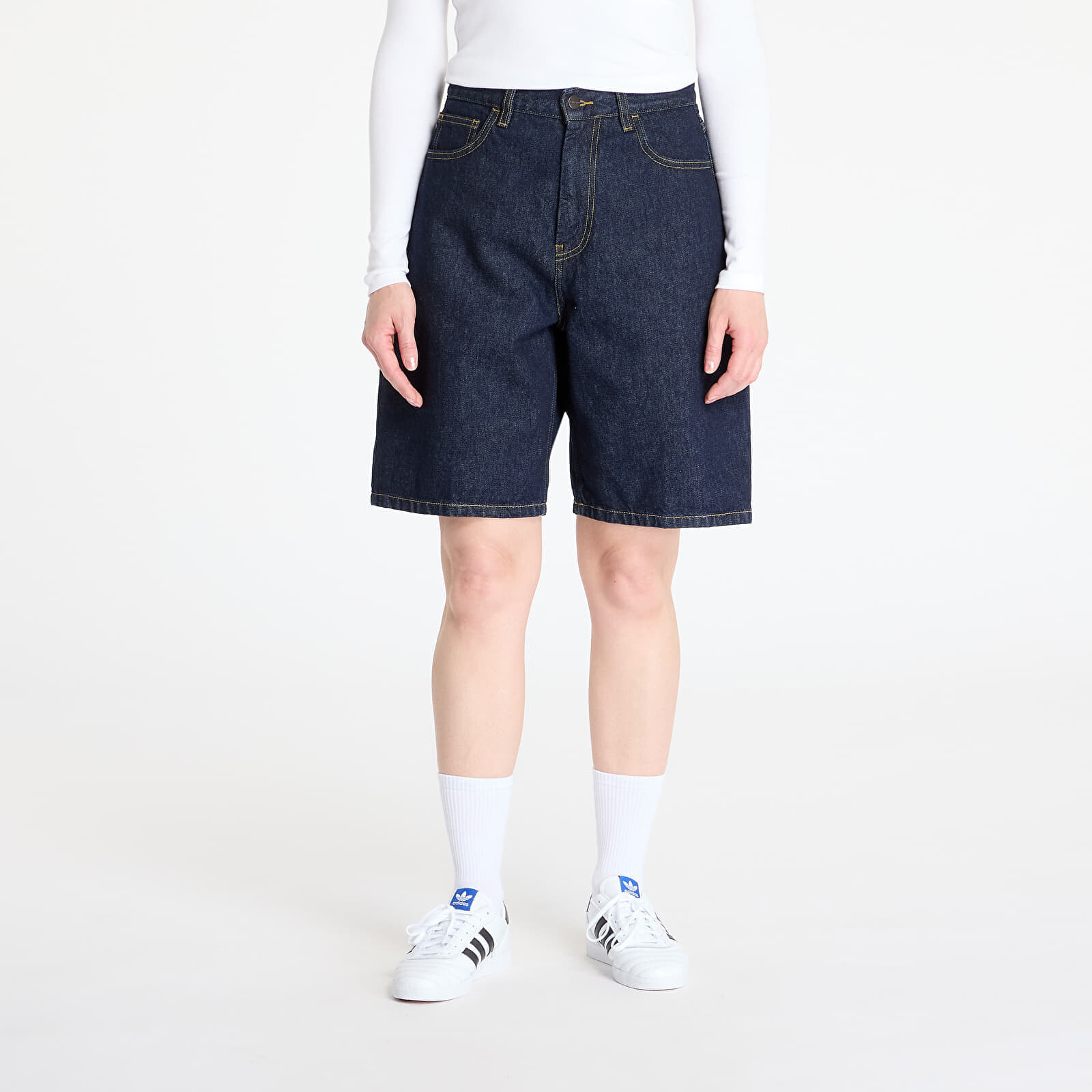 Šortky Carhartt WIP W' Brandon Short Blue XS
