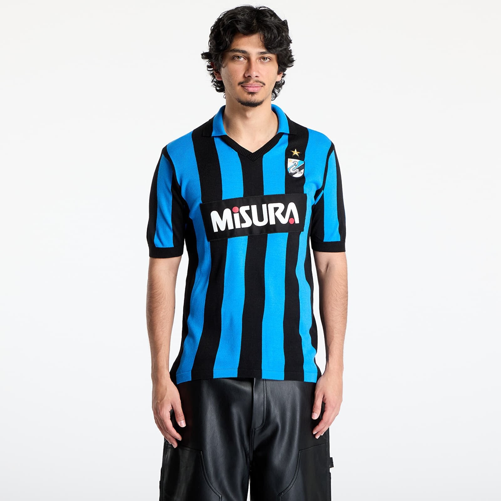 Dres COPA FC Internazionale 1986 Retro Football Shirt UNISEX Blue/ Black L