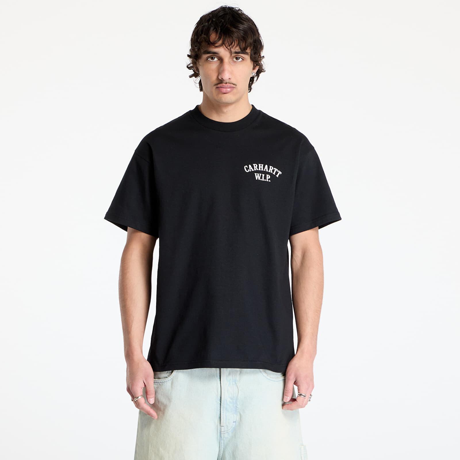 Tričko Carhartt WIP S/S Cabinetry T-Shirt UNISEX Black/ White XS