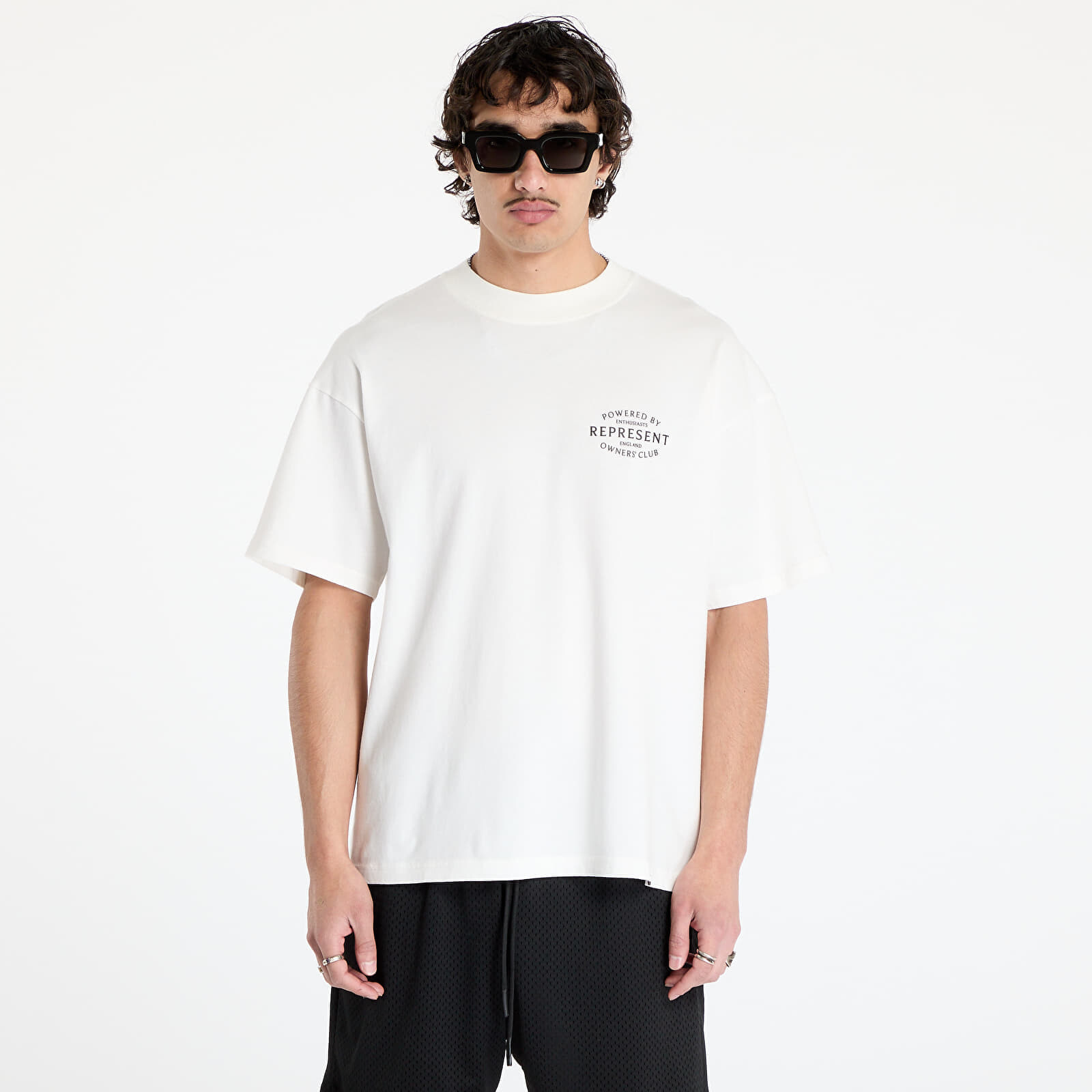 Tričko REPRESENT Represent Owners Club Stamp T-Shirt Flat White S