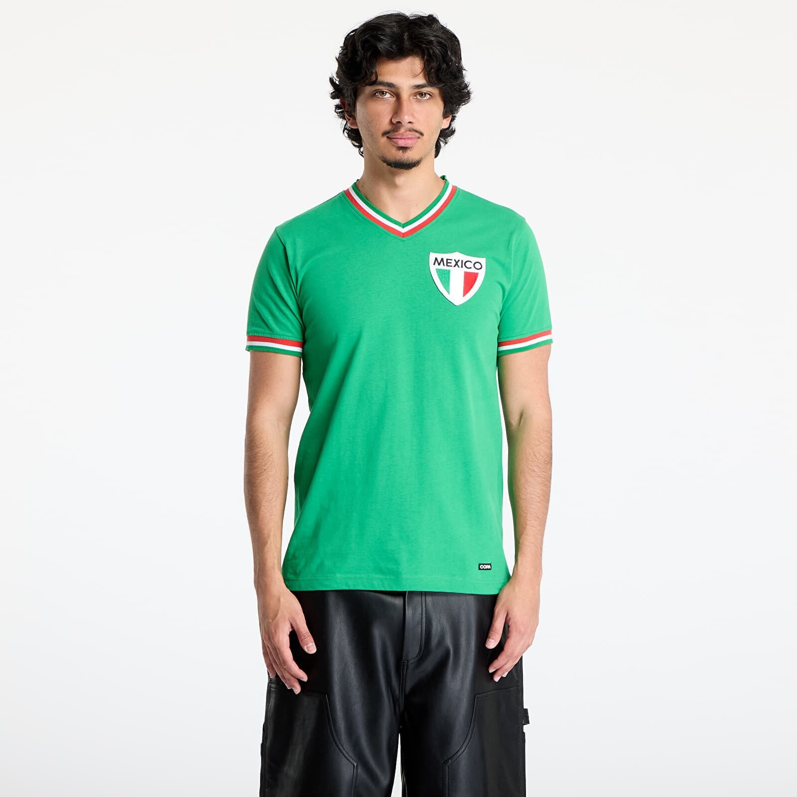 Dres COPA Mexico Pelé 1980's Retro Football Shirt UNISEX Green L