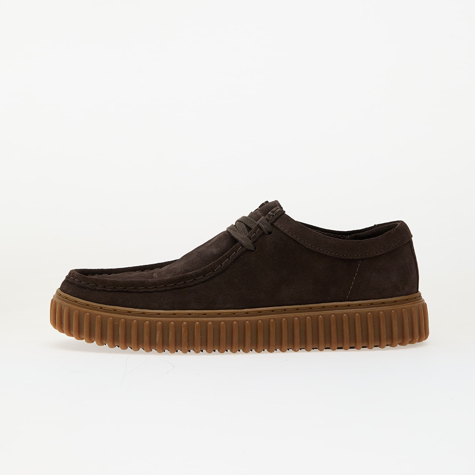 Tenisky Clarks Torhill Lo Dark Brown Suede EUR 10.5