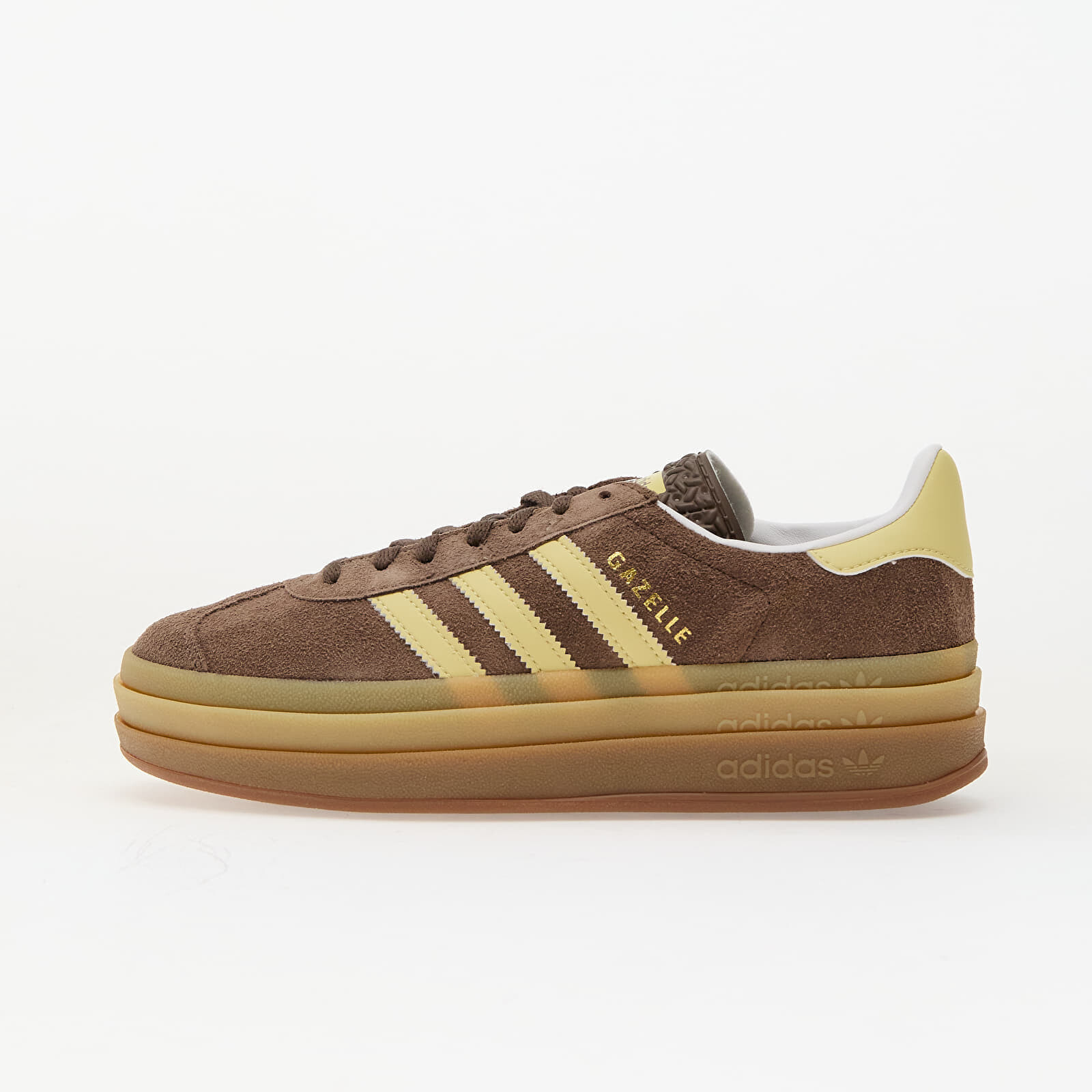 Tenisky adidas Gazelle Bold W Earth Strata/ Power Yellow/ Ftw White EUR 38 2/3