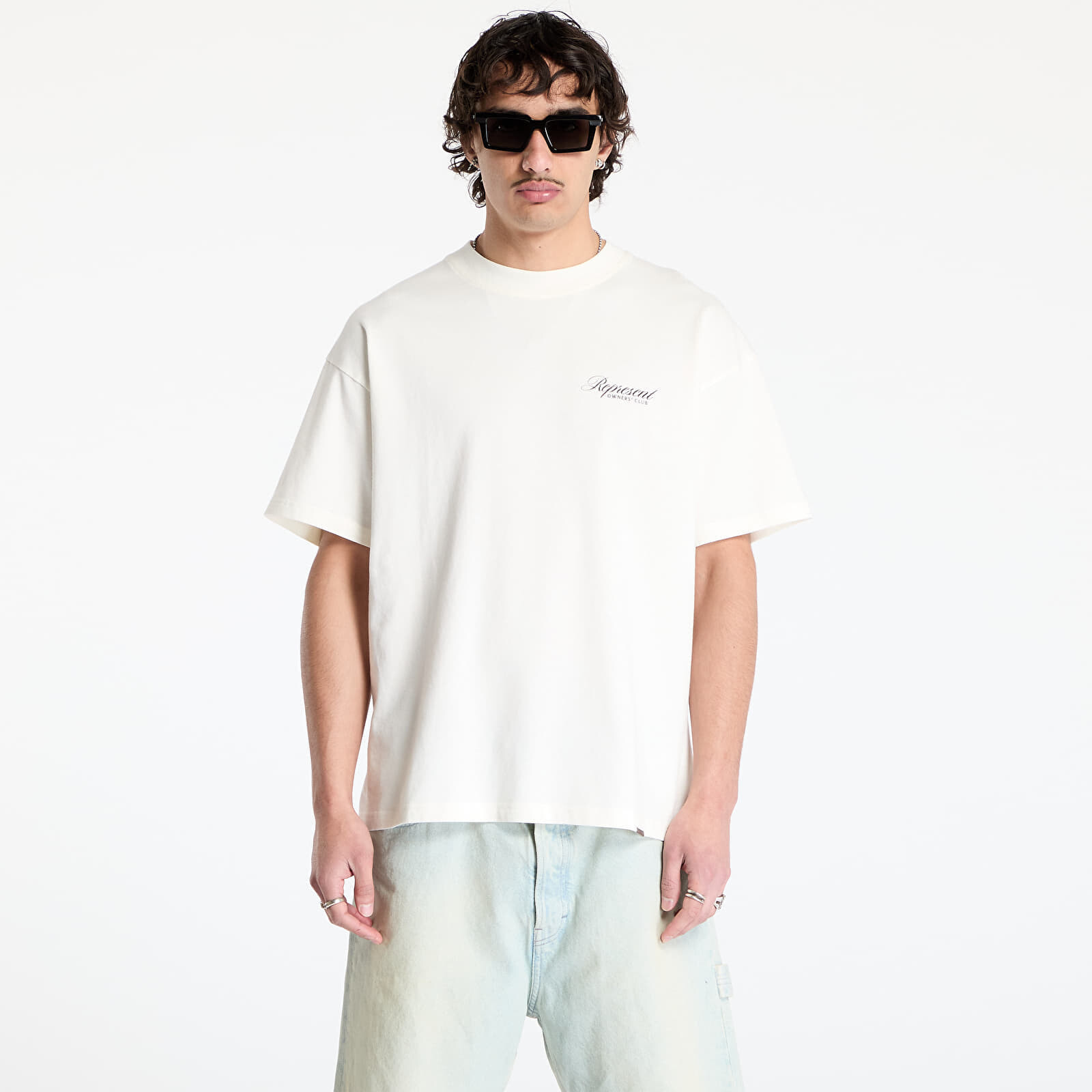 Tričko REPRESENT Represent Owners Club Script T-Shirt Flat White M
